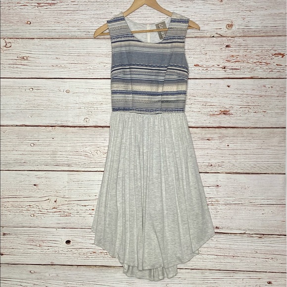 Anthropologie Dolan Left Coast Blue and Gray Sabado Dress Sz XS - Picture 8 of 16